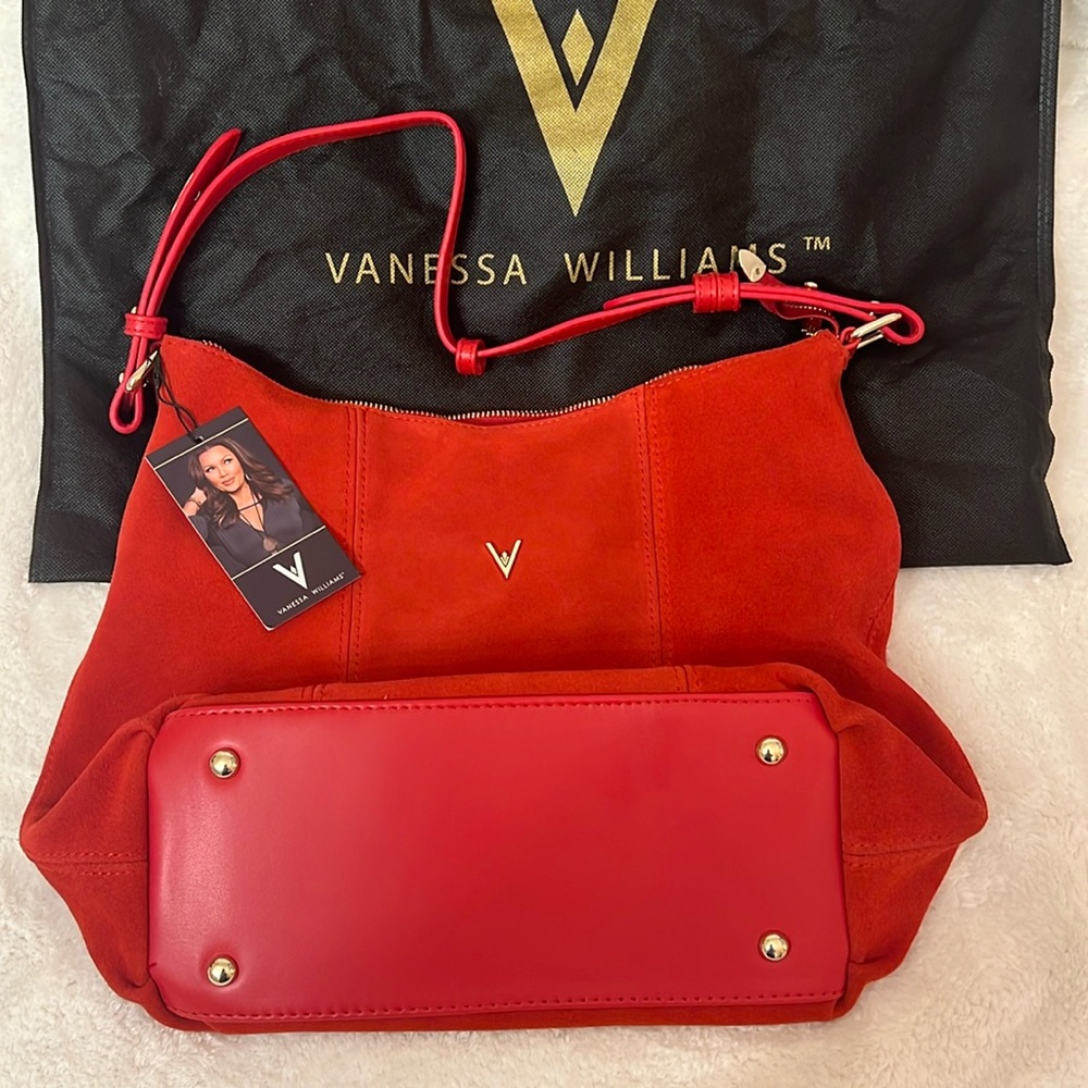Vibrant Red Vanessa Williams Shoulder Bag